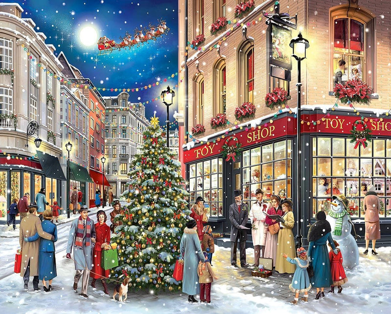 Christmas Carolers - 1000 Piece Jigsaw Puzzle - Shelburne Country Store