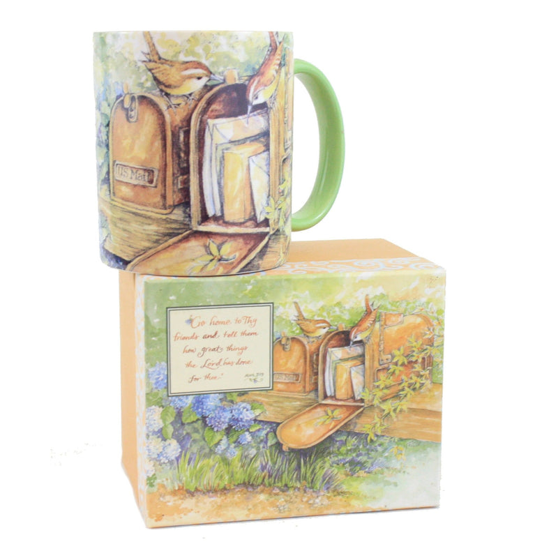 Lang - 14 oz. Ceramic Coffee Mug - Great Things by Artist Shelly Reeves Smith - Shelburne Country Store