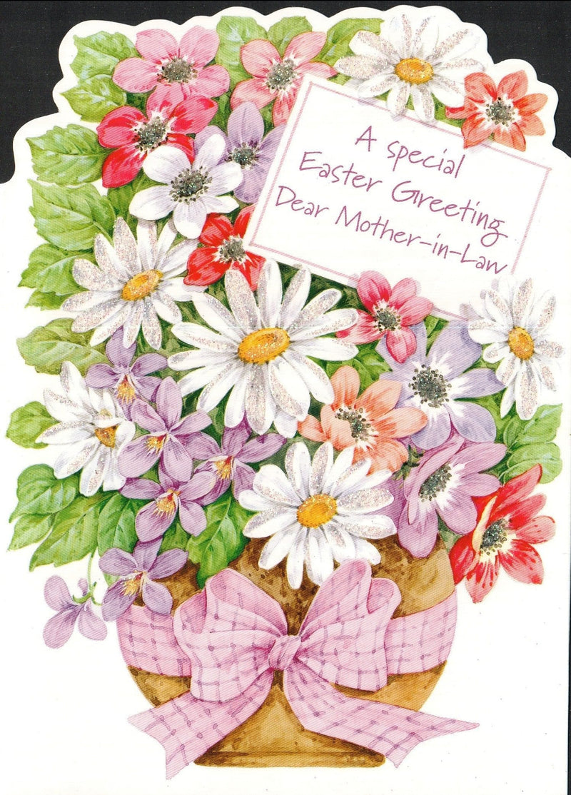 Mother-in-Law Flower Basket Easter Card - Shelburne Country Store