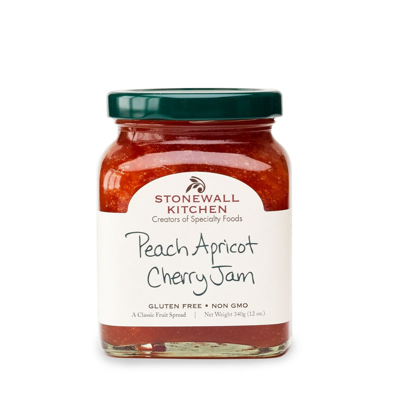Stonewall Kitchen Peach Apricot Cherry Jam - 12 oz jar - Shelburne Country Store