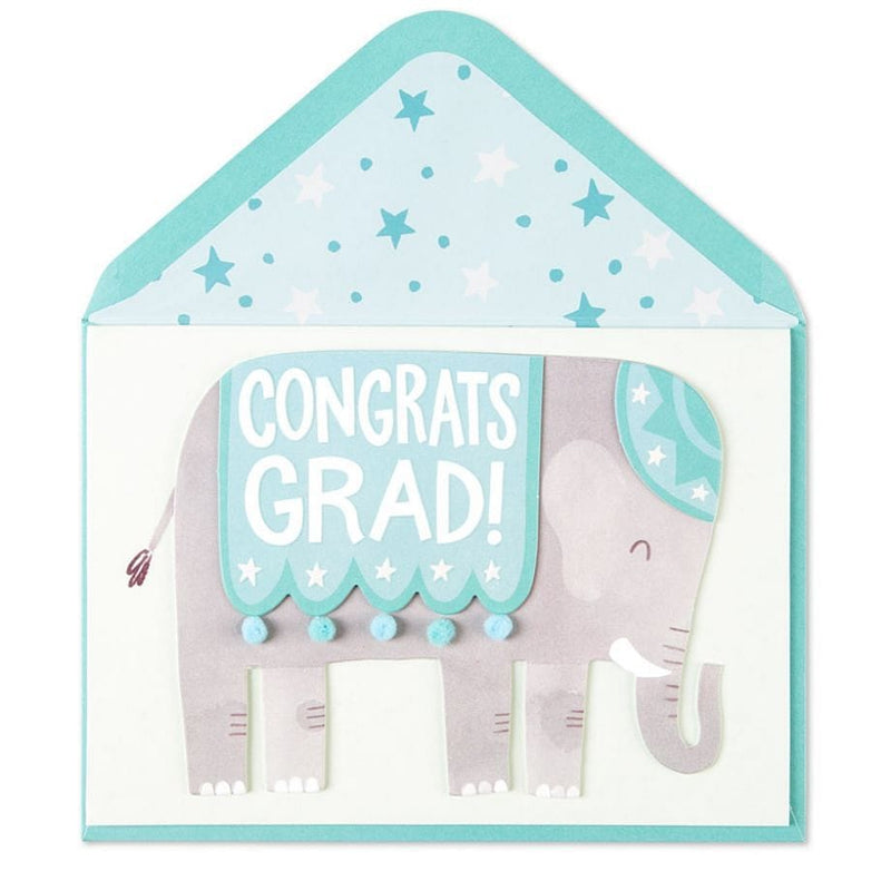 Congratulations Elephant Graduation Card - Shelburne Country Store