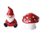 Gnome and Mushroom Salt and Pepper Set - Shelburne Country Store