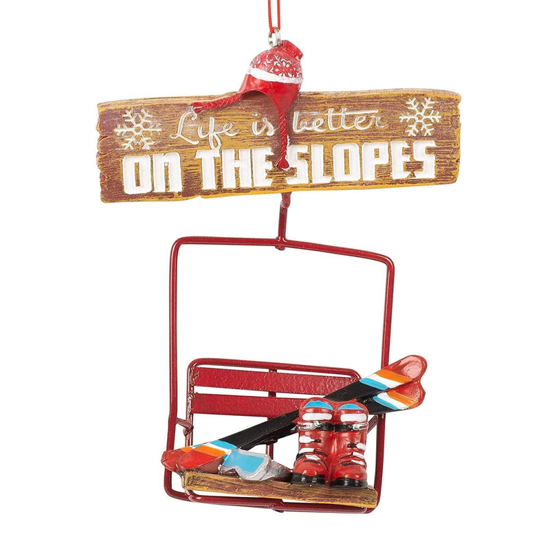 Life is Better on the Slopes Ornament - Shelburne Country Store