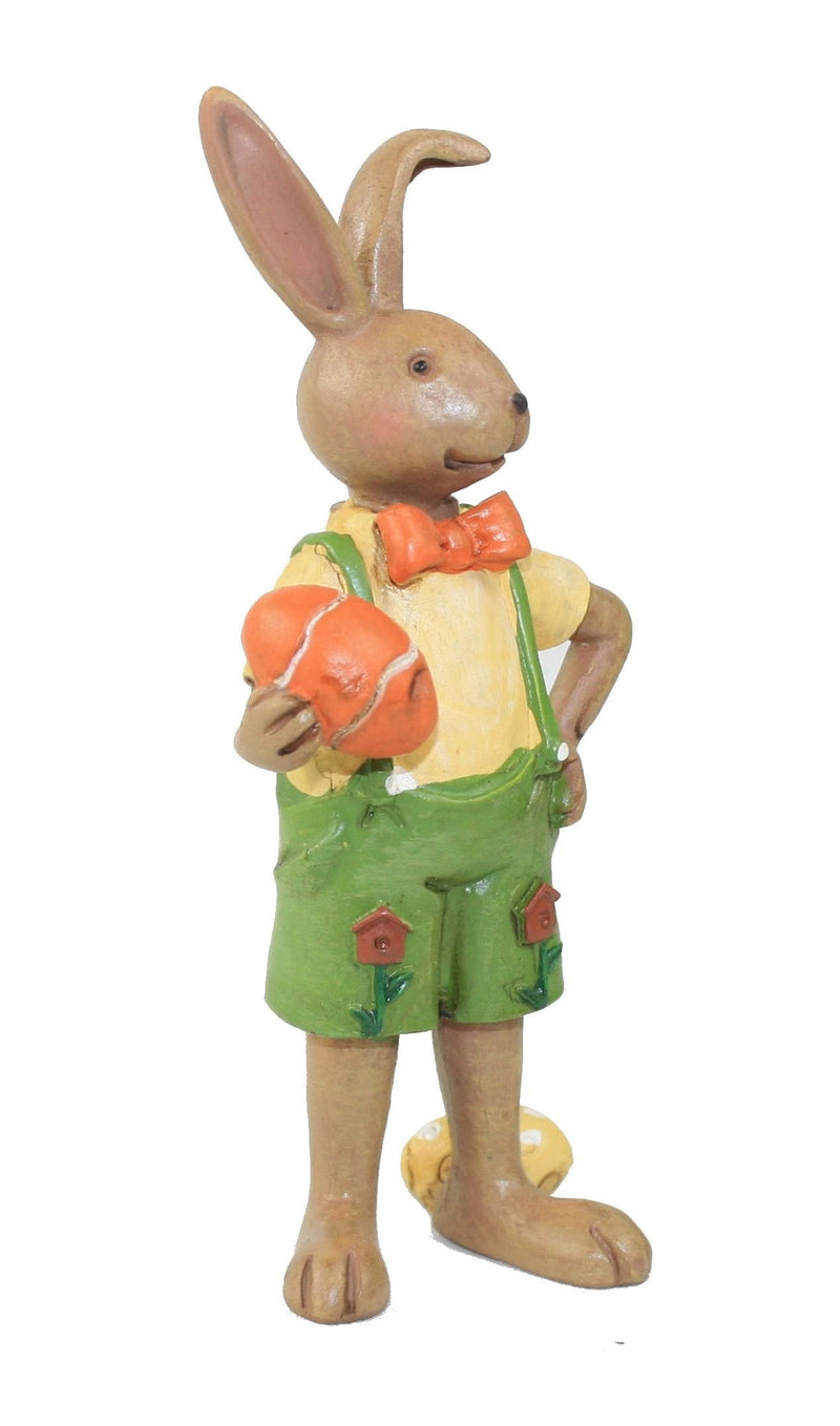 Mr Rabbit Holding Egg - Shelburne Country Store