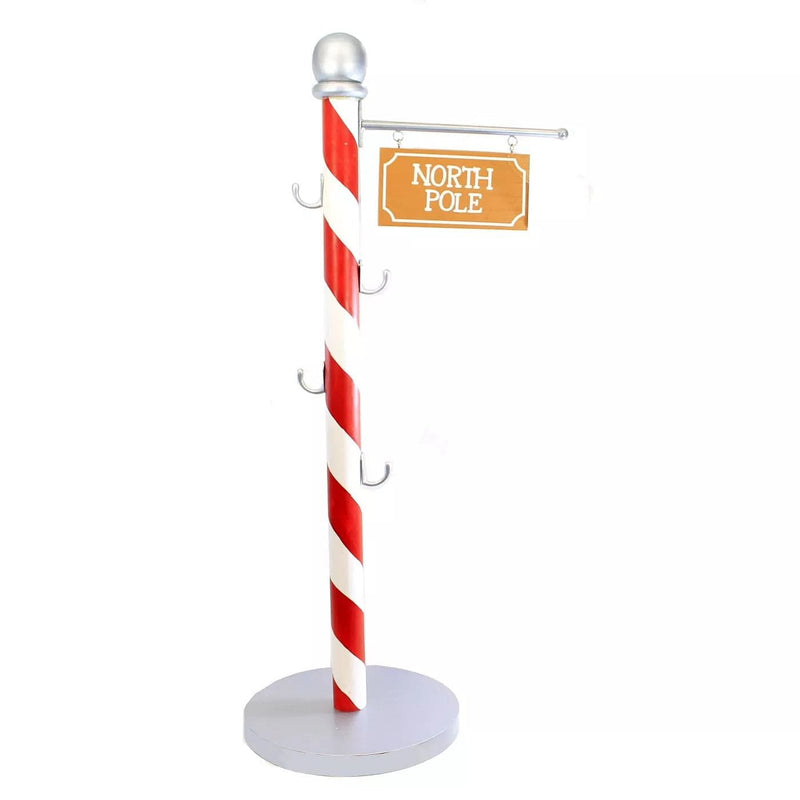 Wooden North Pole Stocking Holder - Shelburne Country Store