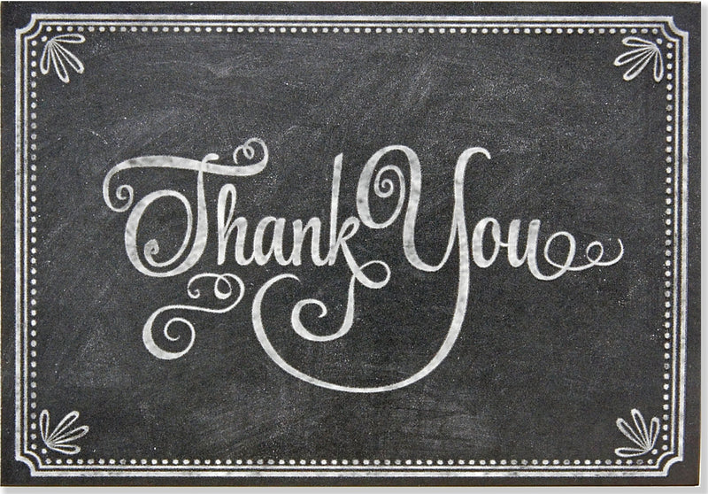 Chalkboard Thank You Notes - Shelburne Country Store