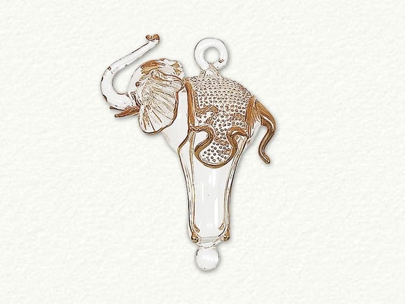 Small Gold Elephant Ornament - Shelburne Country Store