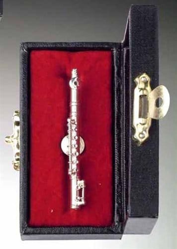 2.25 inch Silver Flute Pin W/Case - Shelburne Country Store