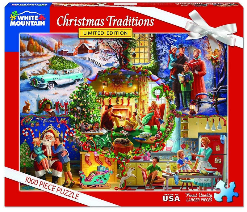 Christmas Traditions Puzzle - 1000 Piece - Shelburne Country Store