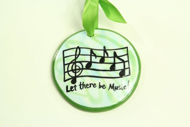 Let There Be Music Hand Painted Ornament - Shelburne Country Store