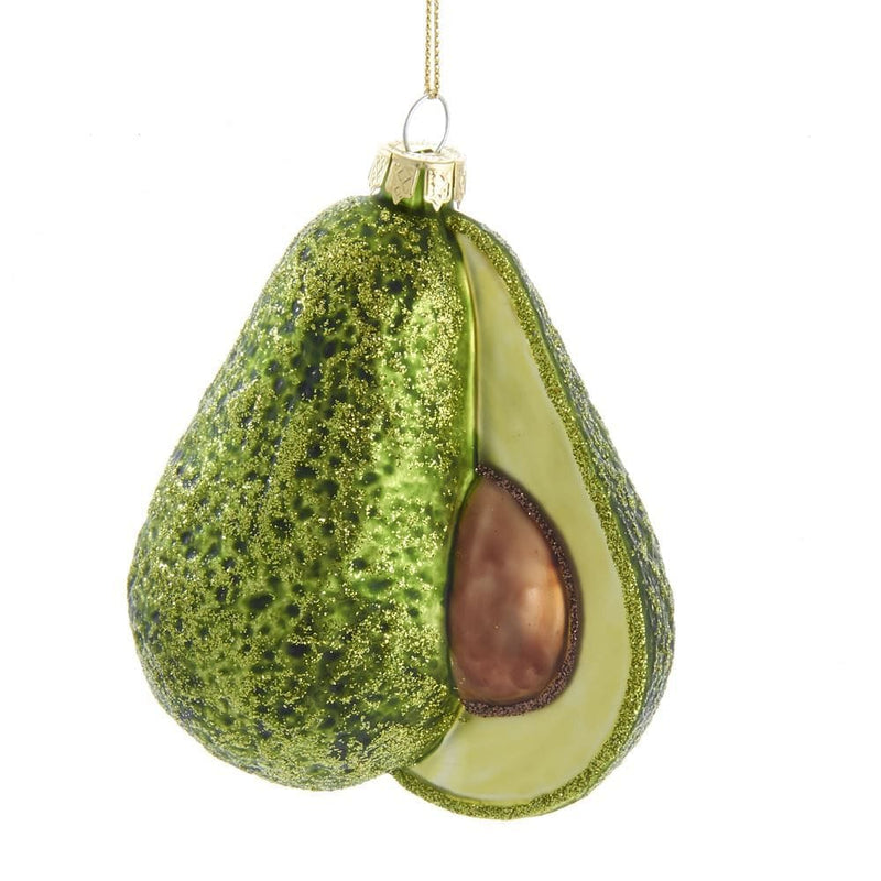 Glass Avocado Ornament - Shelburne Country Store