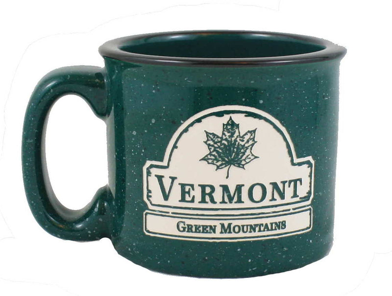 Vermont Campfire Mug - Green Mountains - Green - Shelburne Country Store
