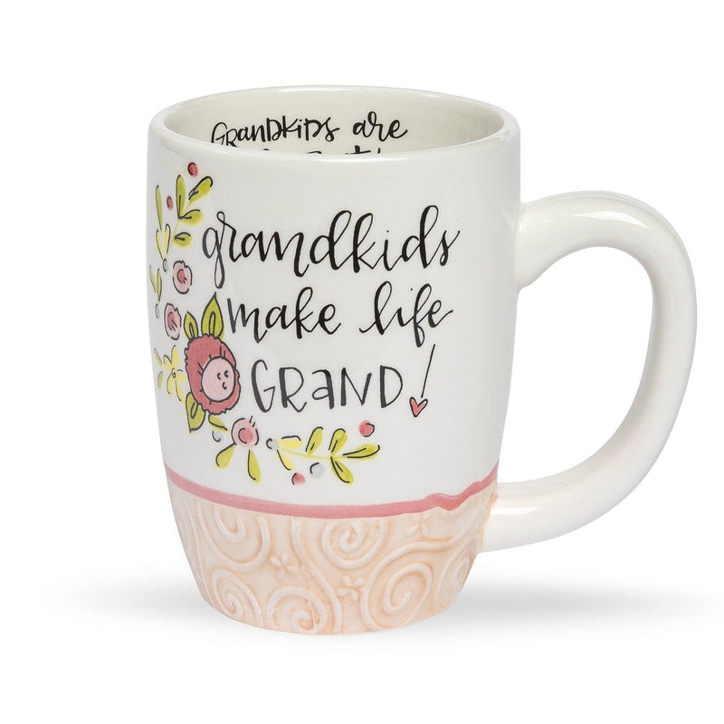 Grandkids Cheerful Sculpted Mug - Shelburne Country Store