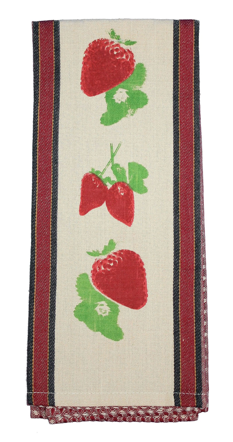 India Overseas Berry Kitchen Towel (Strawberry) - Shelburne Country Store