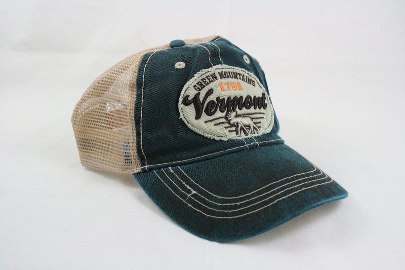 Green Mountains Vermont Patch Hat in Green - Shelburne Country Store