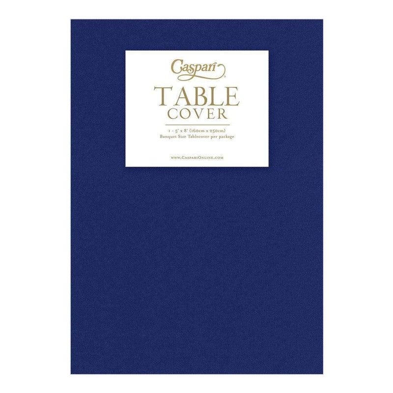 Paper Linen Solid Table Cover in Navy Blue - Shelburne Country Store