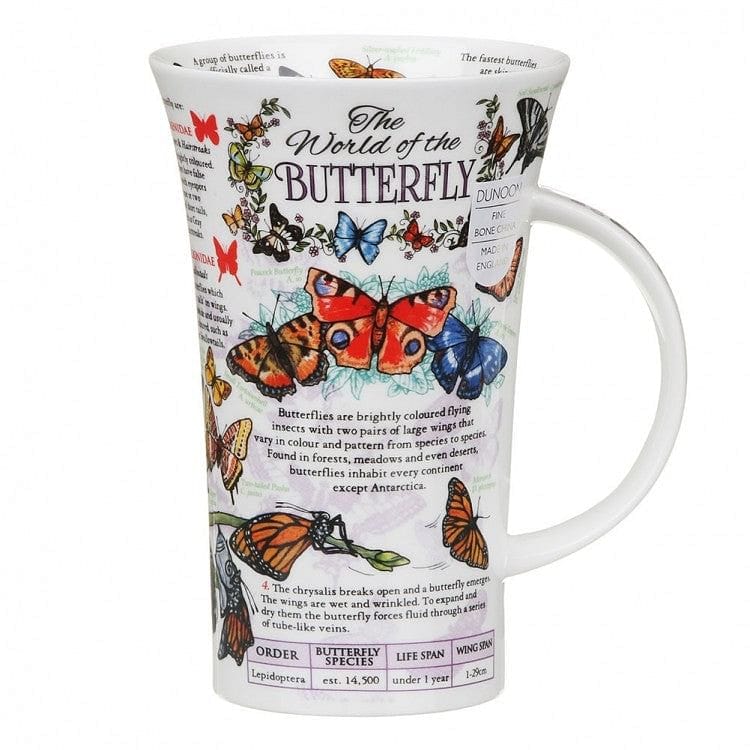 Dunoon Glencoe World of the Butterfly Fine Bone China Mug - Shelburne Country Store