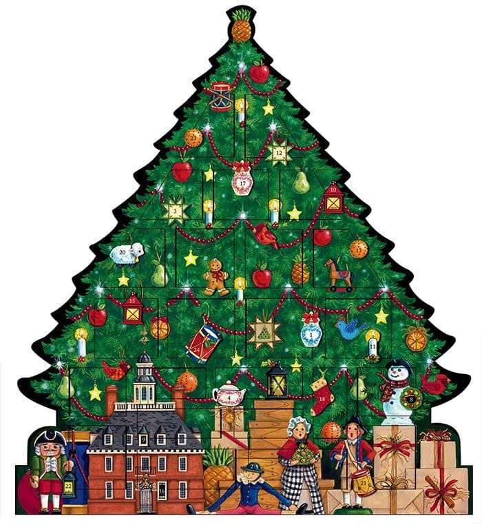 Williamsburg Tree Advent Calendar - Shelburne Country Store