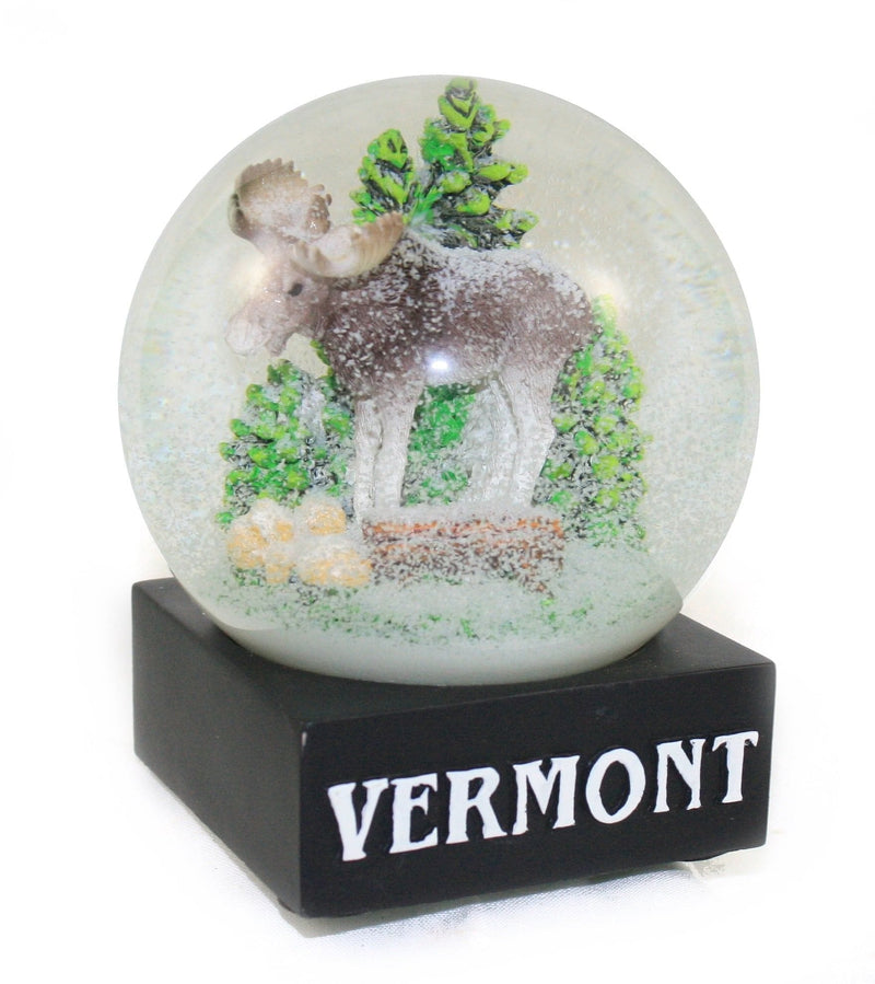Jumbo Moose Snowglobe with Base - Shelburne Country Store