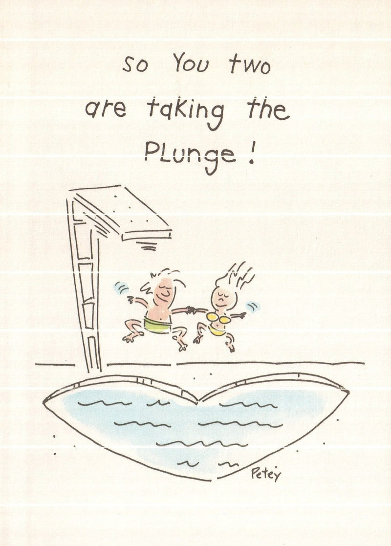 Taking the plunge Engagement Card - Shelburne Country Store