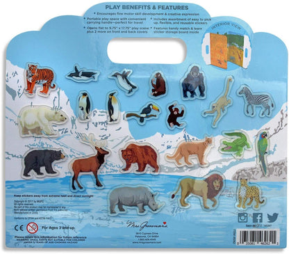 Mrs. Grossman's Peel And Play Kids Activity Set - Zoo Animals - Shelburne Country Store
