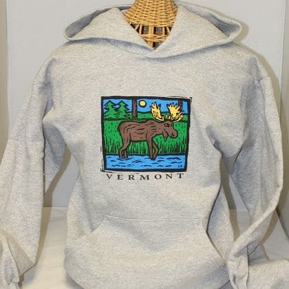 Color Moose Walking Hoodie - - Shelburne Country Store