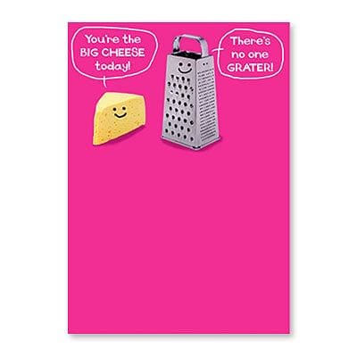 Grater and Cheese Birthday Card - Shelburne Country Store