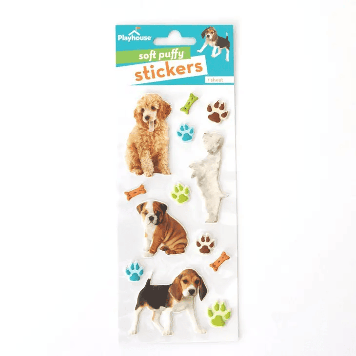 Puppy Puffy Stickers - Shelburne Country Store