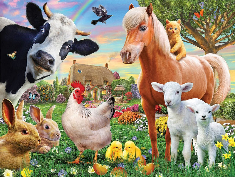 Farm Animals - 300 Piece Jigsaw Puzzle - Shelburne Country Store