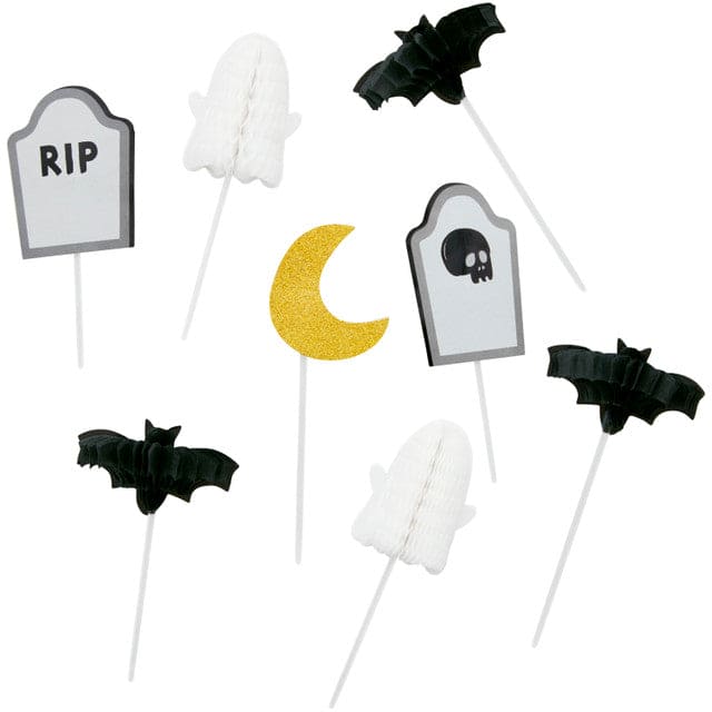 Halloween Treat and Cupcake Toppers - 8-Piece - Shelburne Country Store