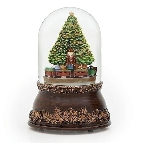 Musical Tree with Train 7 inch Dome - Shelburne Country Store