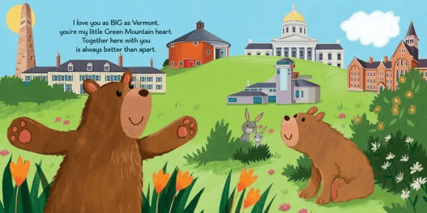 I Love You as Big as Vermont Board Book - Shelburne Country Store