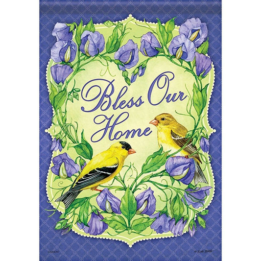 Large Flag Goldfinch Blessings - Shelburne Country Store
