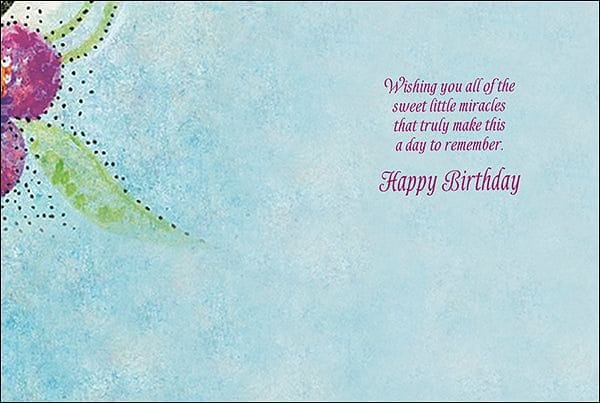 Birthday Card: Wishing you all the sweet little miracles - Shelburne Country Store
