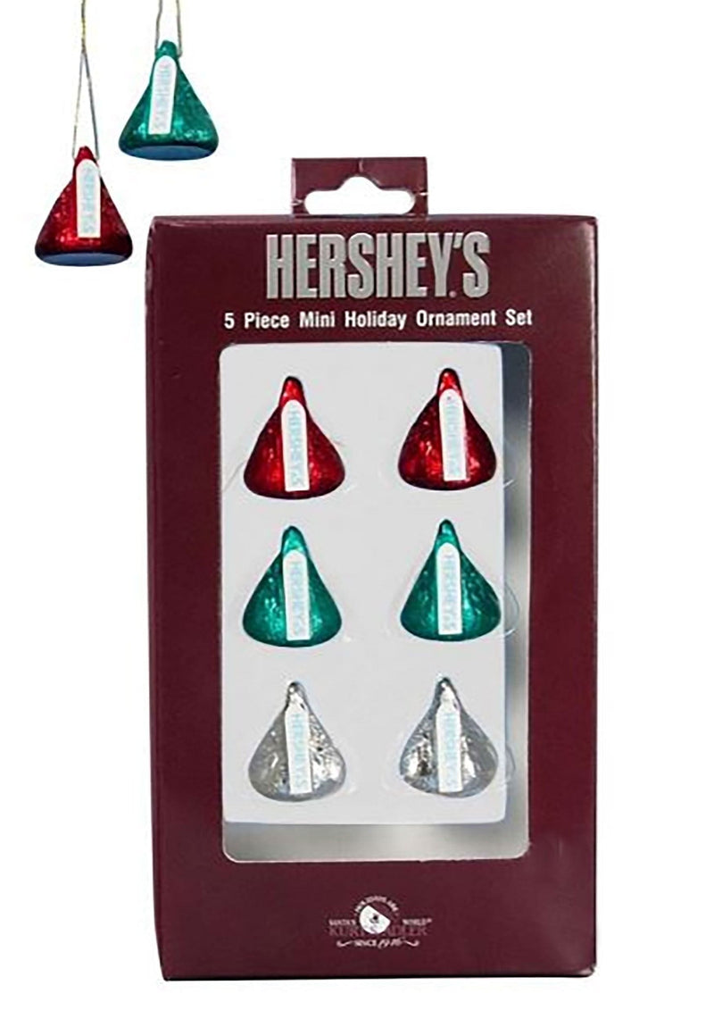 Hershey Kurt Adler Plastic Hershey's Mini Kisses Ornament, Set Of 6 - Shelburne Country Store