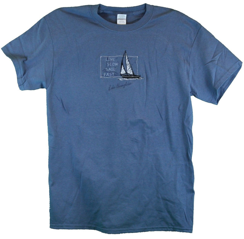 'Cargo Stamp' T-Shirt - Lake Champlain - - Shelburne Country Store
