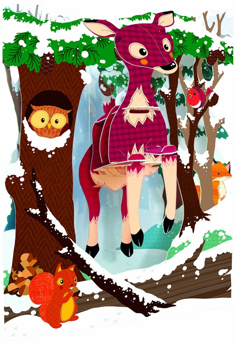 Reindeer - Swing Card - Shelburne Country Store