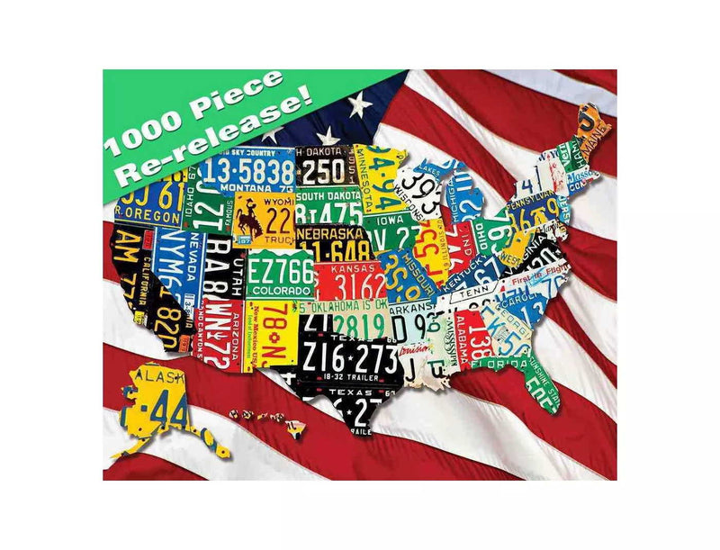 State Plates - 1000 Piece Puzzle - Shelburne Country Store
