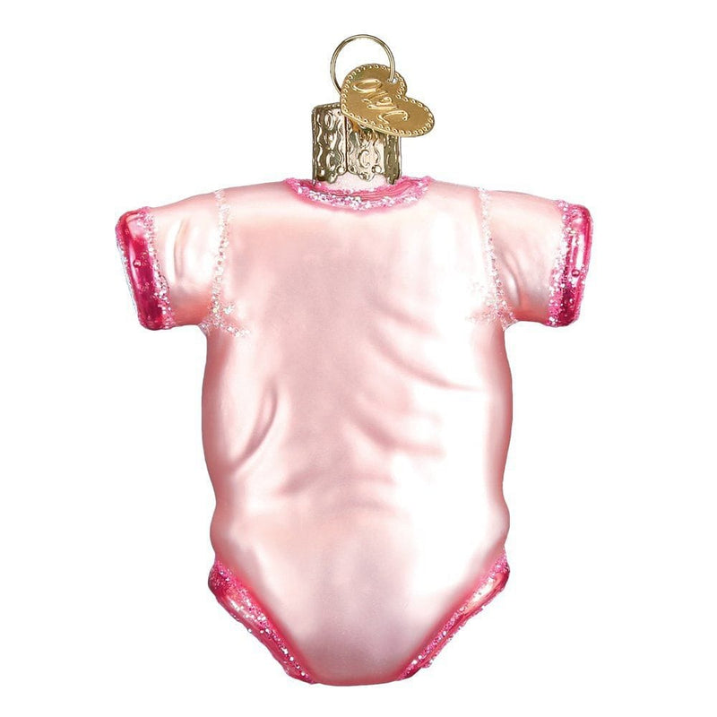 Old World Christmas Pink Baby Onesie - Shelburne Country Store