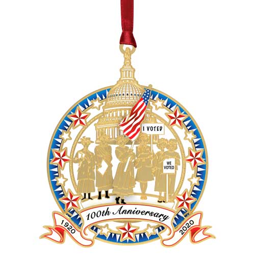 2020 Women's Right to Vote Ornament - Shelburne Country Store