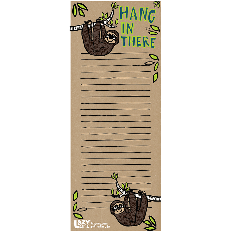Magnetic Notepad - Hang in There - Shelburne Country Store
