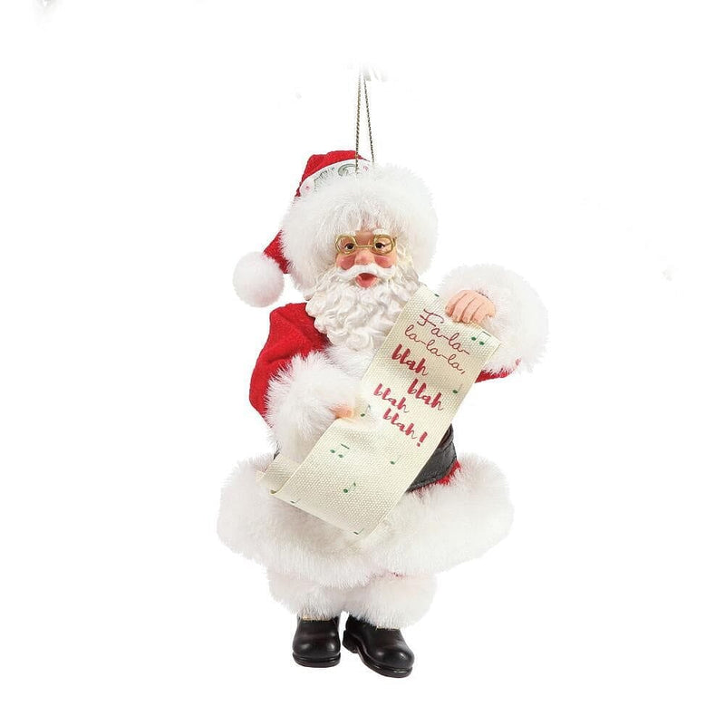 Santa with Fa la la - Blah Blah Blah List - Shelburne Country Store