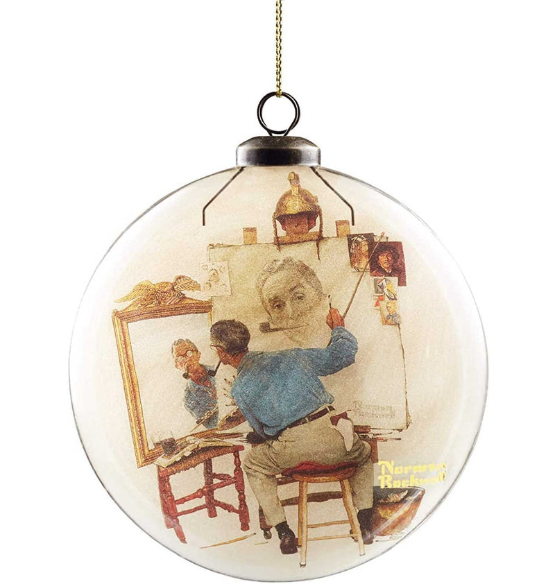 Norman Rockwell Saturday Evening Post Self Portait - Ornament - Shelburne Country Store