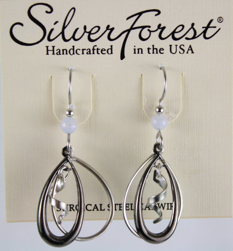 Open Dual Spiral Earring - Shelburne Country Store