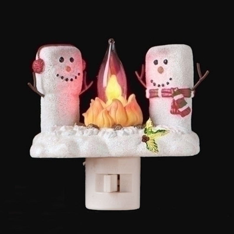 Marshmallow Campfire - Flickering Nightlight - Shelburne Country Store