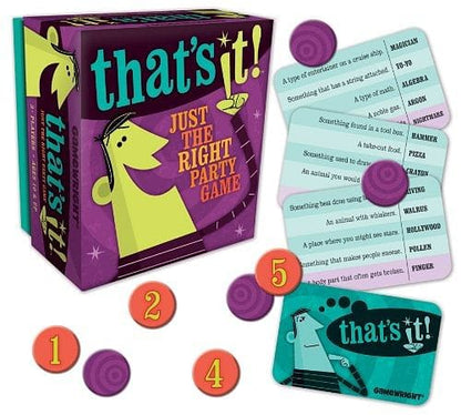 That's It! Just The Right Party Game - Shelburne Country Store