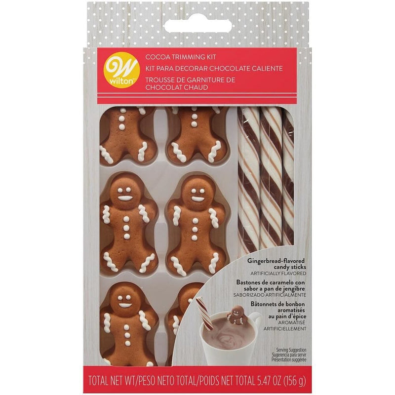 Gingerbread Boy Cocoa Trimming Kit - Shelburne Country Store