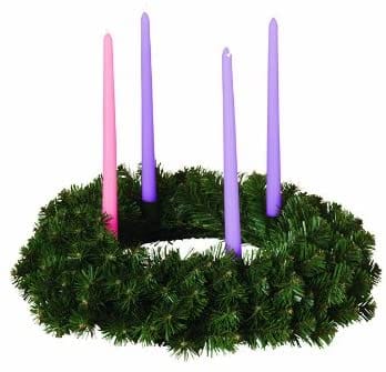 20" Balsam Pine Advent Wreath (candles not included) - Shelburne Country Store