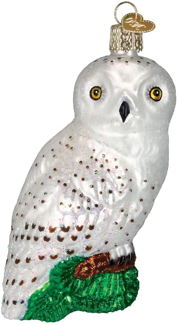 Old World  Great White Owl Ornament - Shelburne Country Store