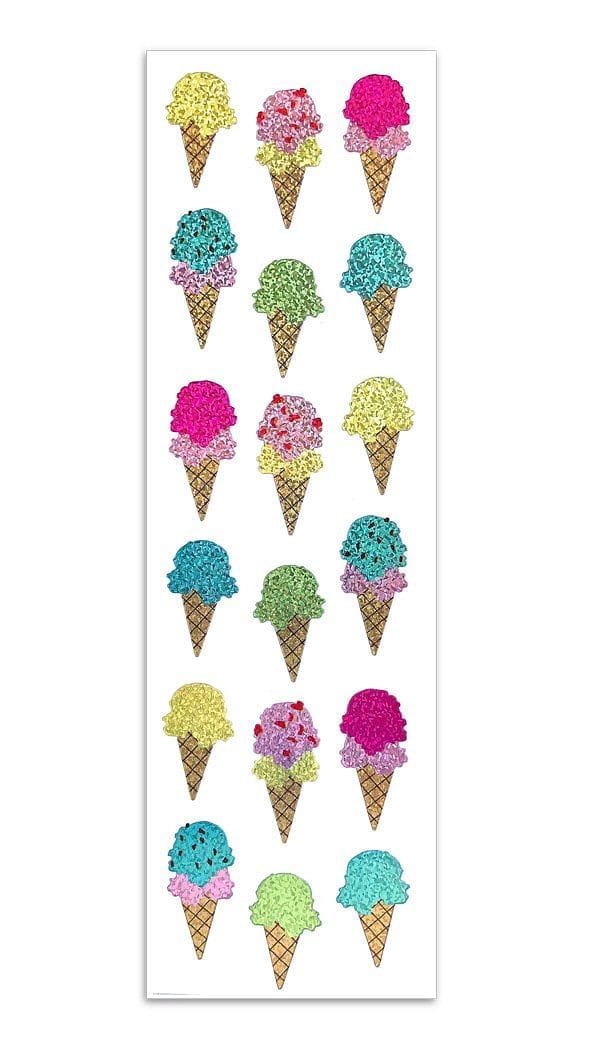 Strip Sticker - Ice Cream Cones - Shelburne Country Store